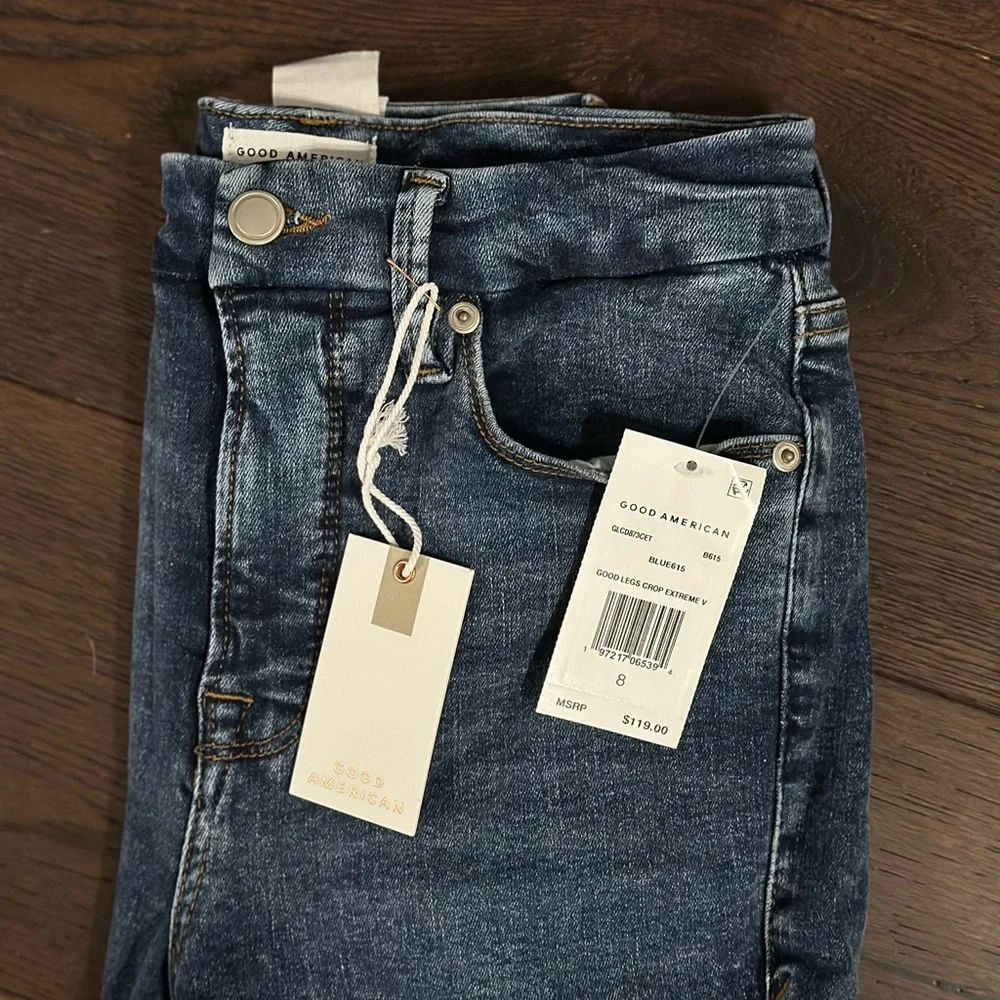Good Legs Skinny Cropped Jeans by Good American - Picture 4 of 6